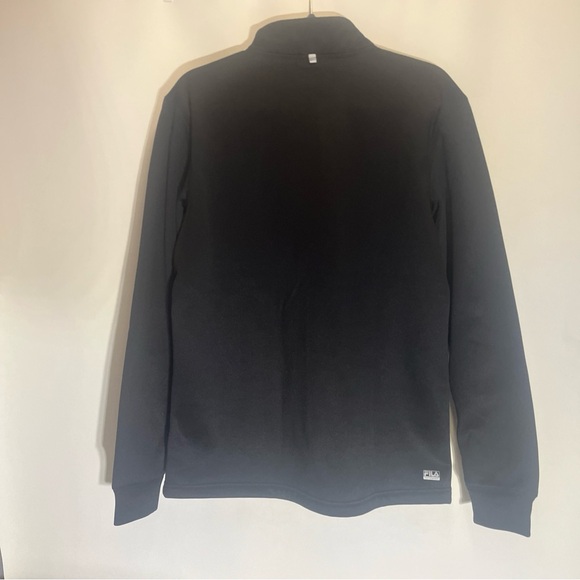 Fila Black Zip Up Jacket with Standing Collar - Picture 5 of 6